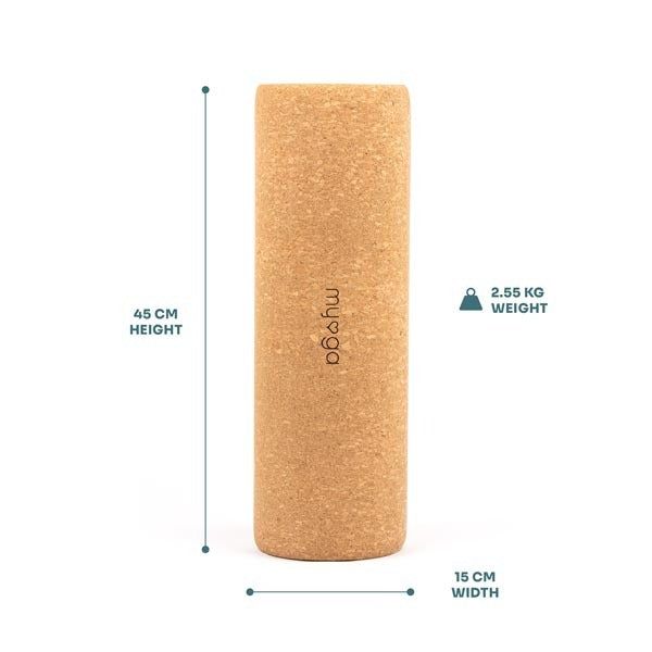 Myga Cork Massage Roller 15 X 45cm