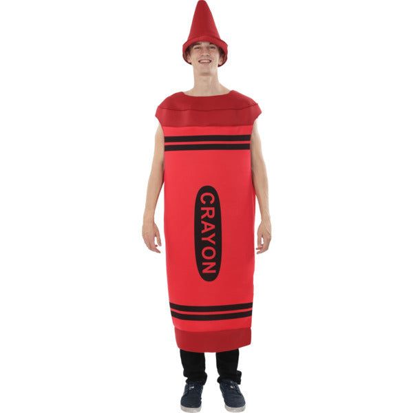 Orion Costumes Adult Red Crayon GOODS Superdrug   