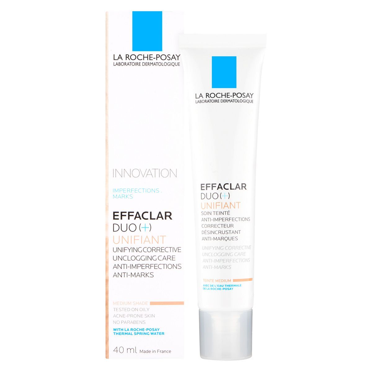 La Roche-Posay Effaclar Duo+ Unifiant Tinted Moisturiser Medium  40ml GOODS Boots   