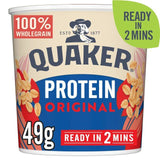 Quaker Oat So Simple Protein Porridge Cereal Pot Original    49g Cereals M&S   