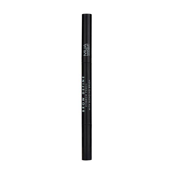 MUA Brow Define Brow Pencil W/Blending Brush Black 001 GOODS Superdrug   