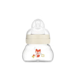 MAM Feel Good Glass bottle, 90ml with Extra Slow Flow teat Baby Accessories & Cleaning Boots   