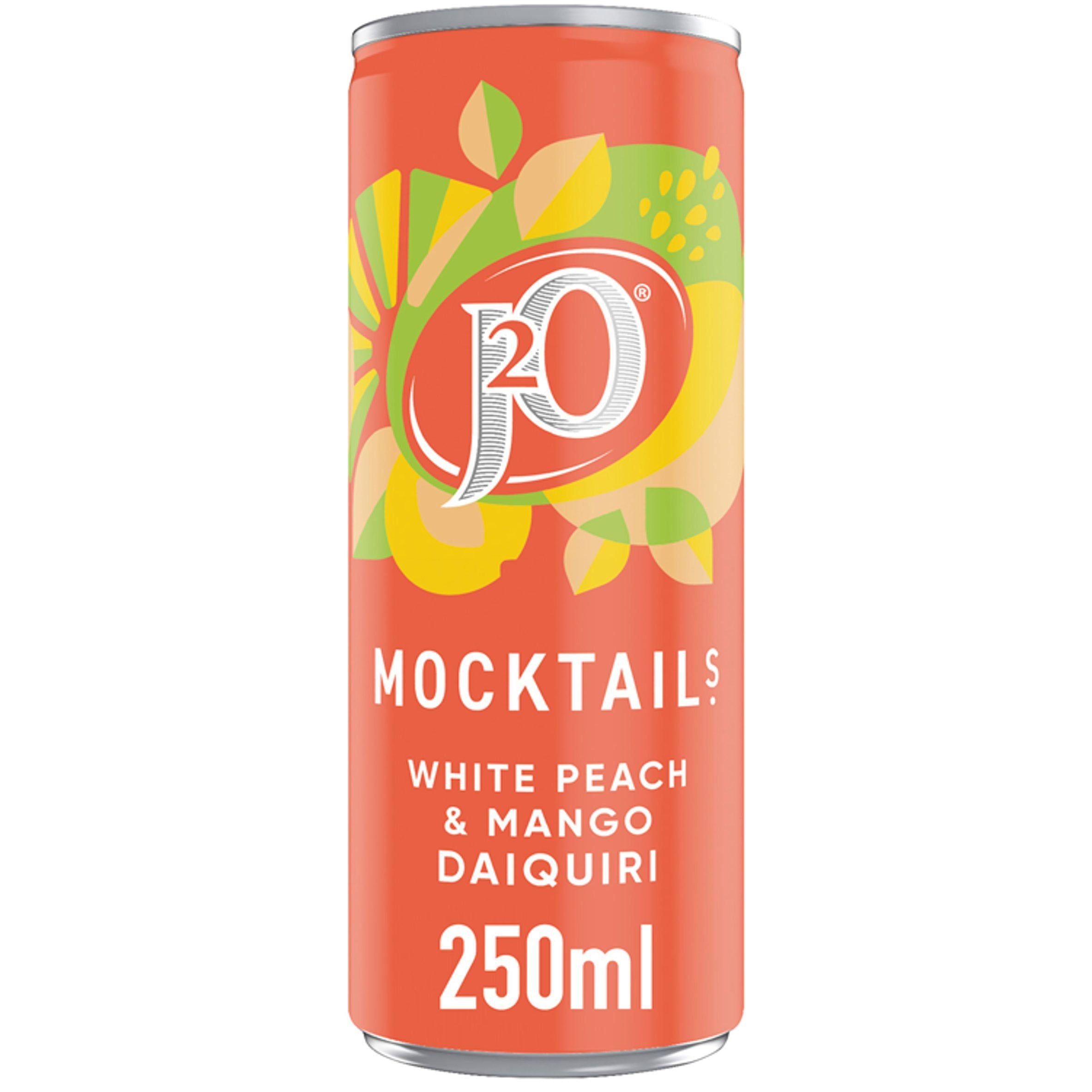 J2O Mocktails White Peach &amp; Mango Daiquiri 250ml