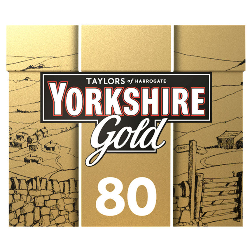 Taylors of Harrogate Yorkshire Tea Gold 80 Tea Bags