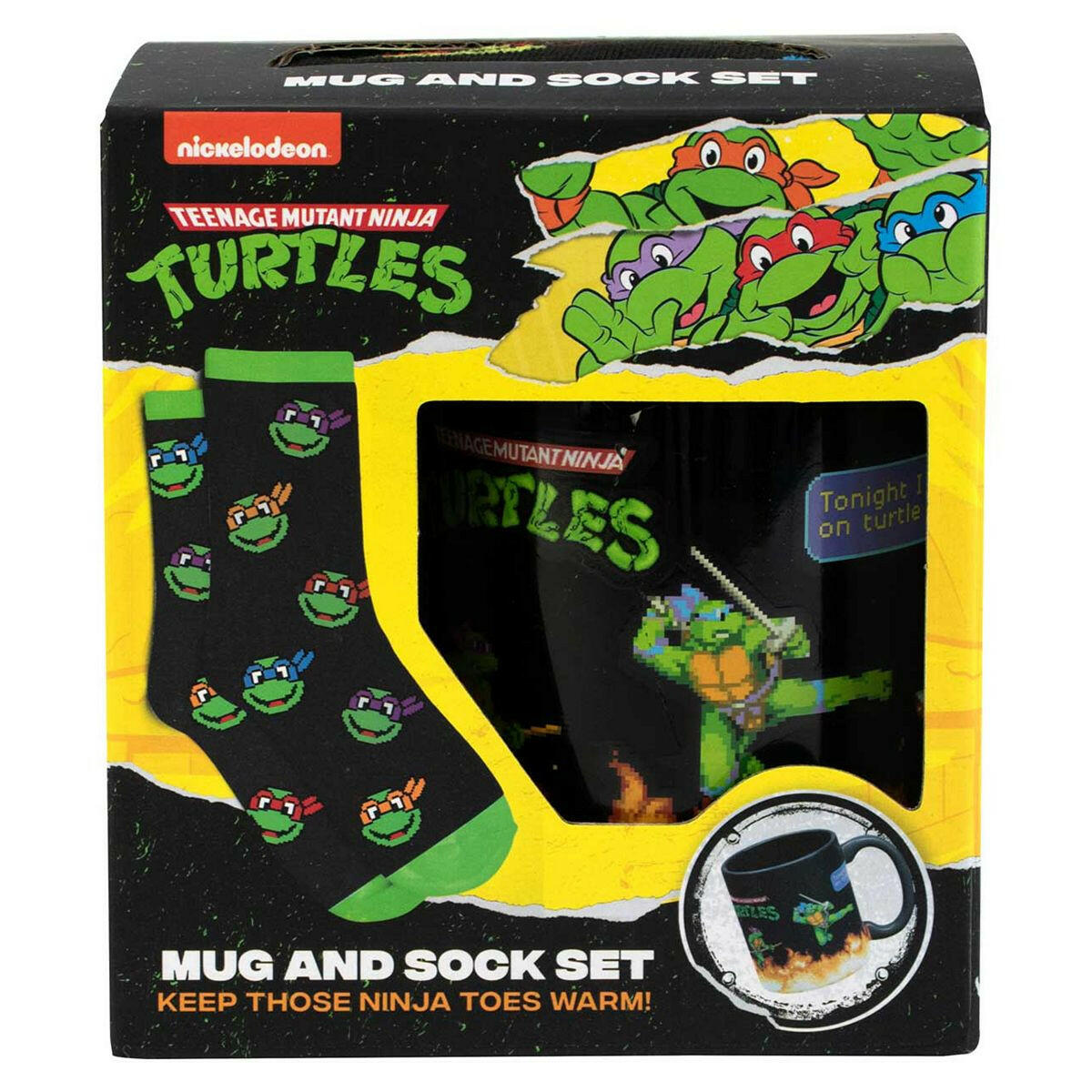 Teenage Mutant Ninja Turtles Mug & Sock Set GOODS Boots   