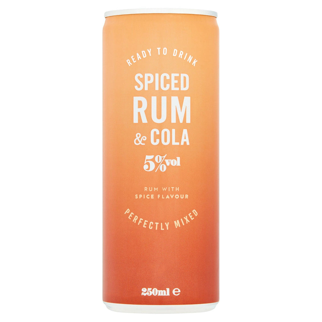 Sainsbury's Spiced Rum & Cola 250ml