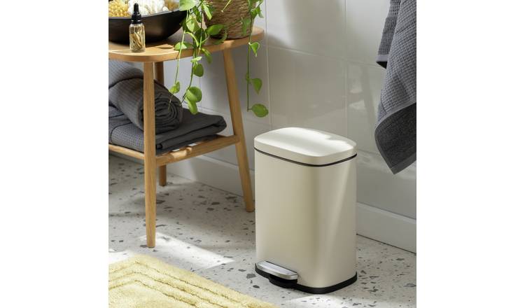 Argos Home 5 Litre Rectangular Bin - Natural - McGrocer
