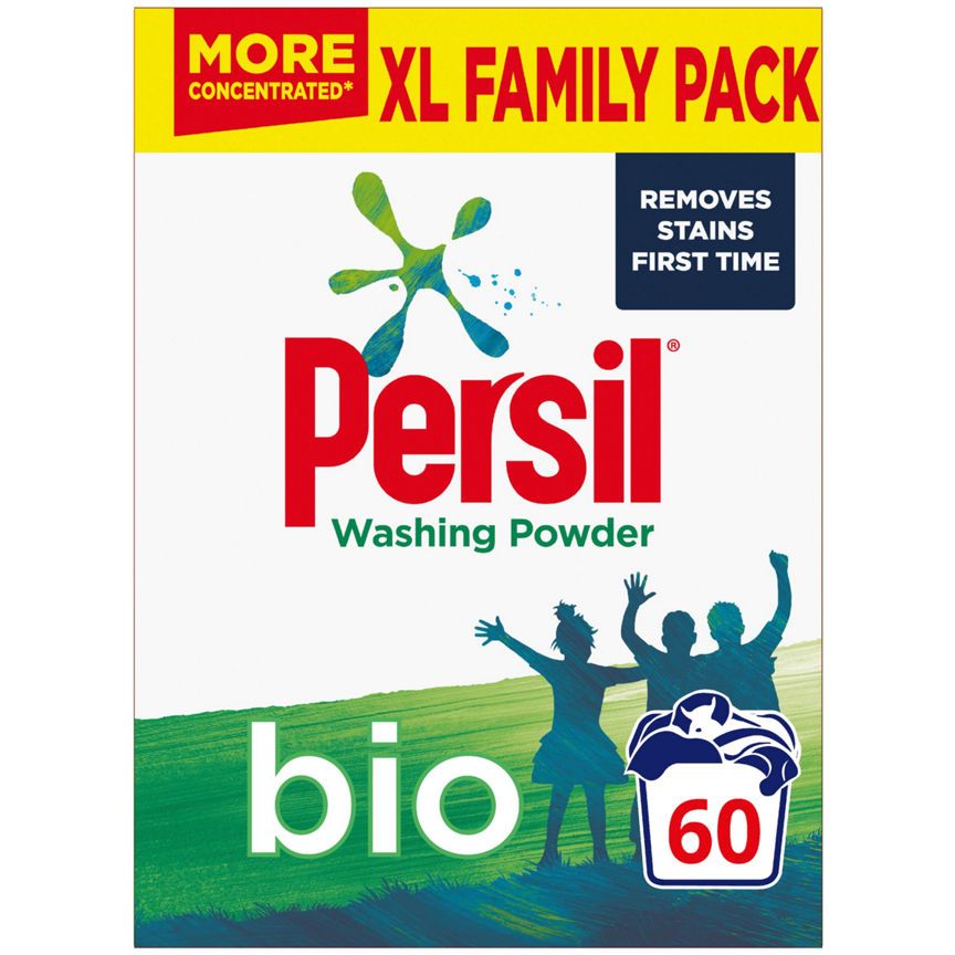 Persil Bio Fabric Cleaning Washing Powder 60 Wash