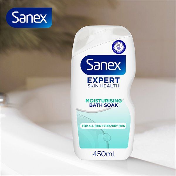 Sanex Expert Skin Health Moisturising Bath Soak 450ml GOODS Superdrug   