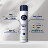 NIVEA MEN Sensitive Protect Anti-Perspirant Deodorant Spray GOODS Superdrug   