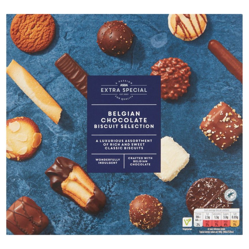 ASDA Extra Special Belgian Chocolate Biscuit Selection 375g