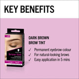 Schwarzkopf Brow Tint Dark Brown Permanent Eyebrow Tint