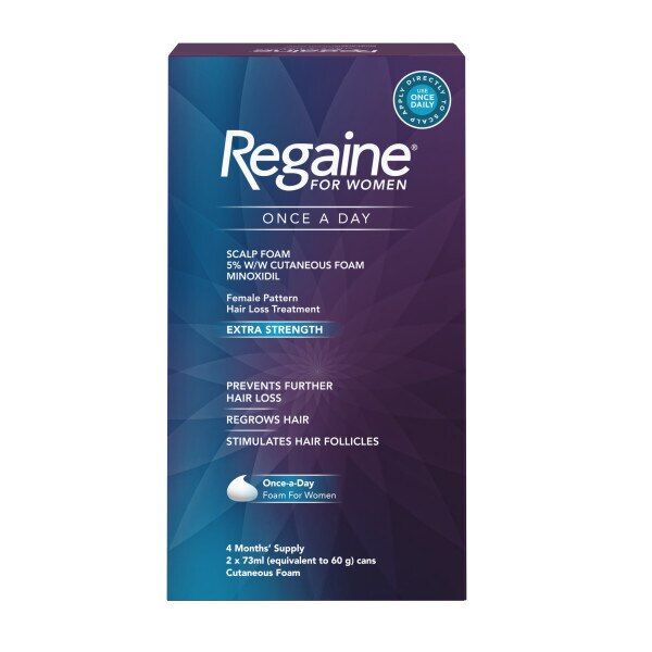 Regaine for Women Scalp Foam Hair Loss & Re-Growth 2x73ml GOODS Superdrug   