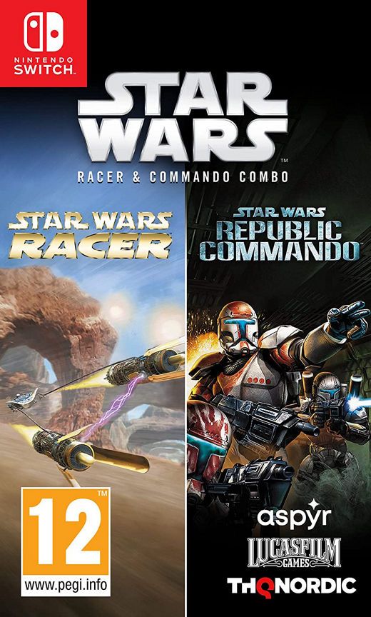 Nintendo Switch Star Wars Racer & Commando Combo GOODS ASDA   