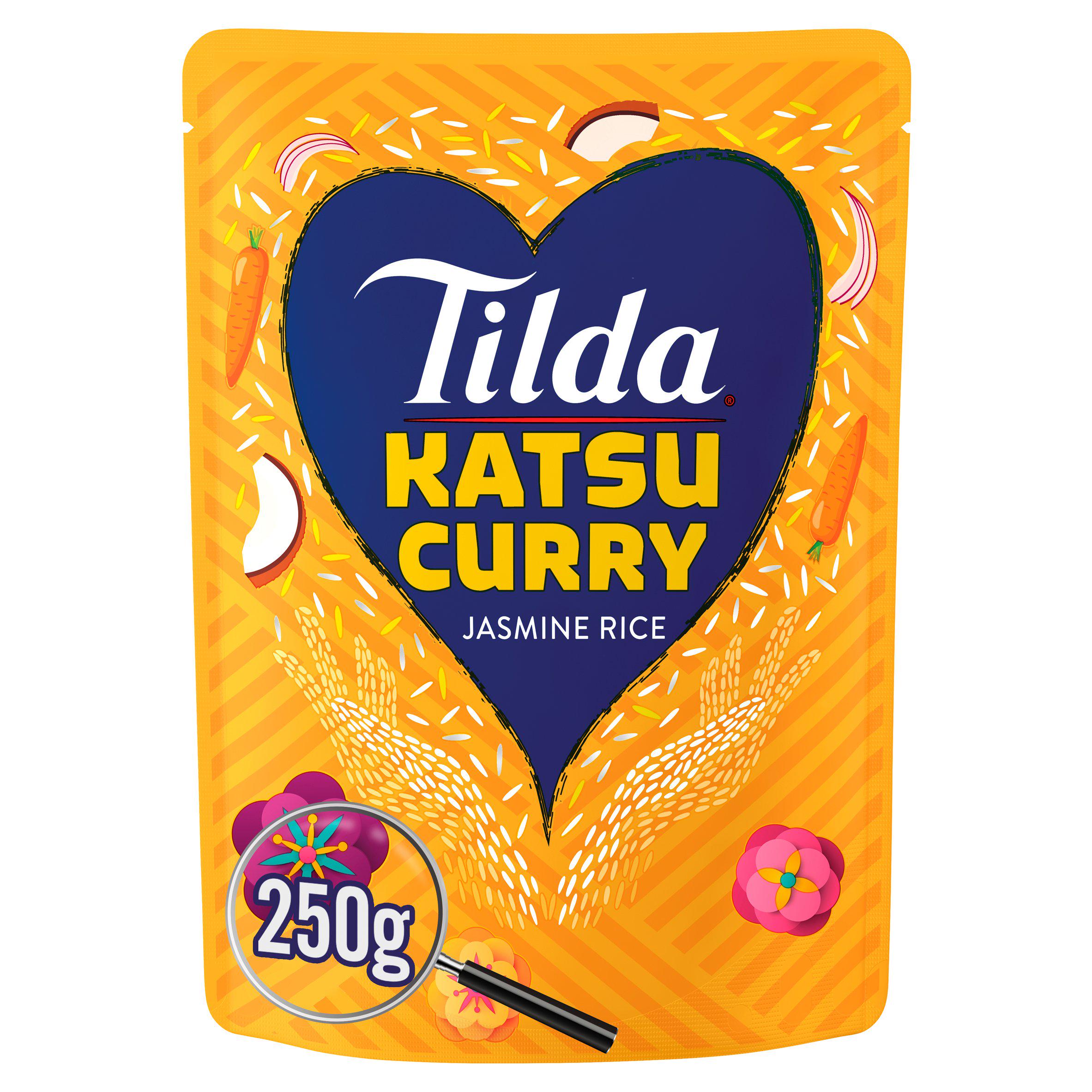 Tilda Microwave Rice Katsu Curry 250g GOODS Sainsburys   