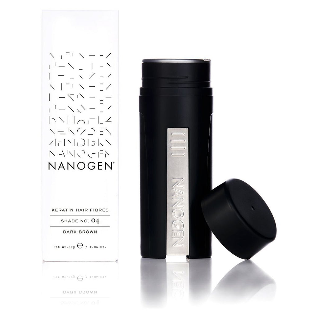 Nanogen Hair Thickening Keratin Fibres - Dark Brown 30g (2 month supply)