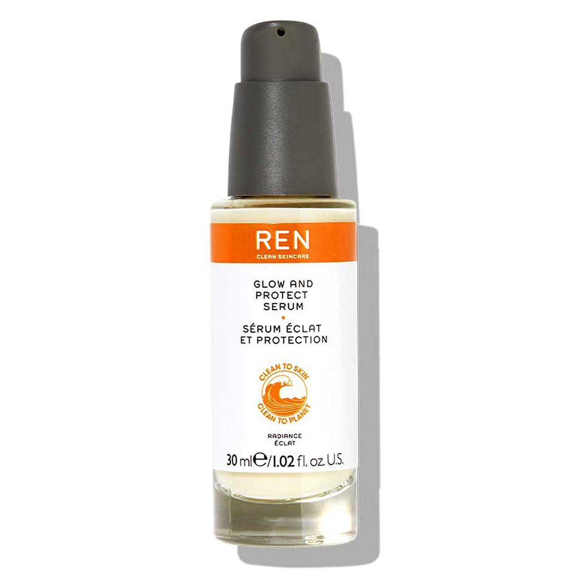 REN Clean Skincare Glow & Protect Serum 30ml Body Care Boots   