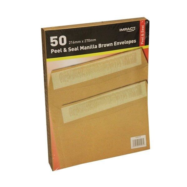 Impact Self Seal Manilla Envelope (Pack Of 50)