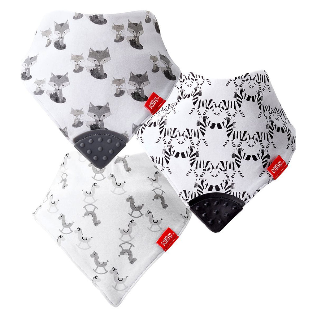 Nuby Bandana Teething Bibs 3 Pack