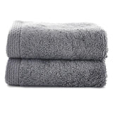 100% Cotton Egyptian Spa Face Cloths Charcoal   2 per pack - McGrocer