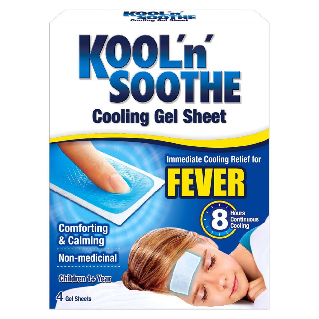 Kool 'n' Soothe Soft Gel Sheets - 4 pack