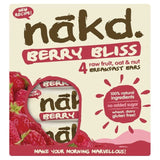 nakd. Berry Bliss Fruit Nut & Oat Bars Multipack   4 x 30g GOODS M&S   