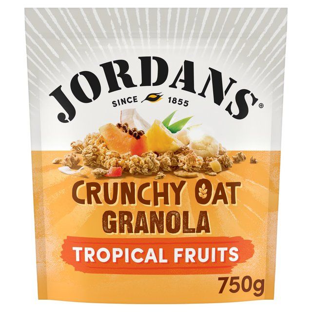 Jordans Crunchy Oat Granola Tropical Fruits Breakfast Cereal   750g