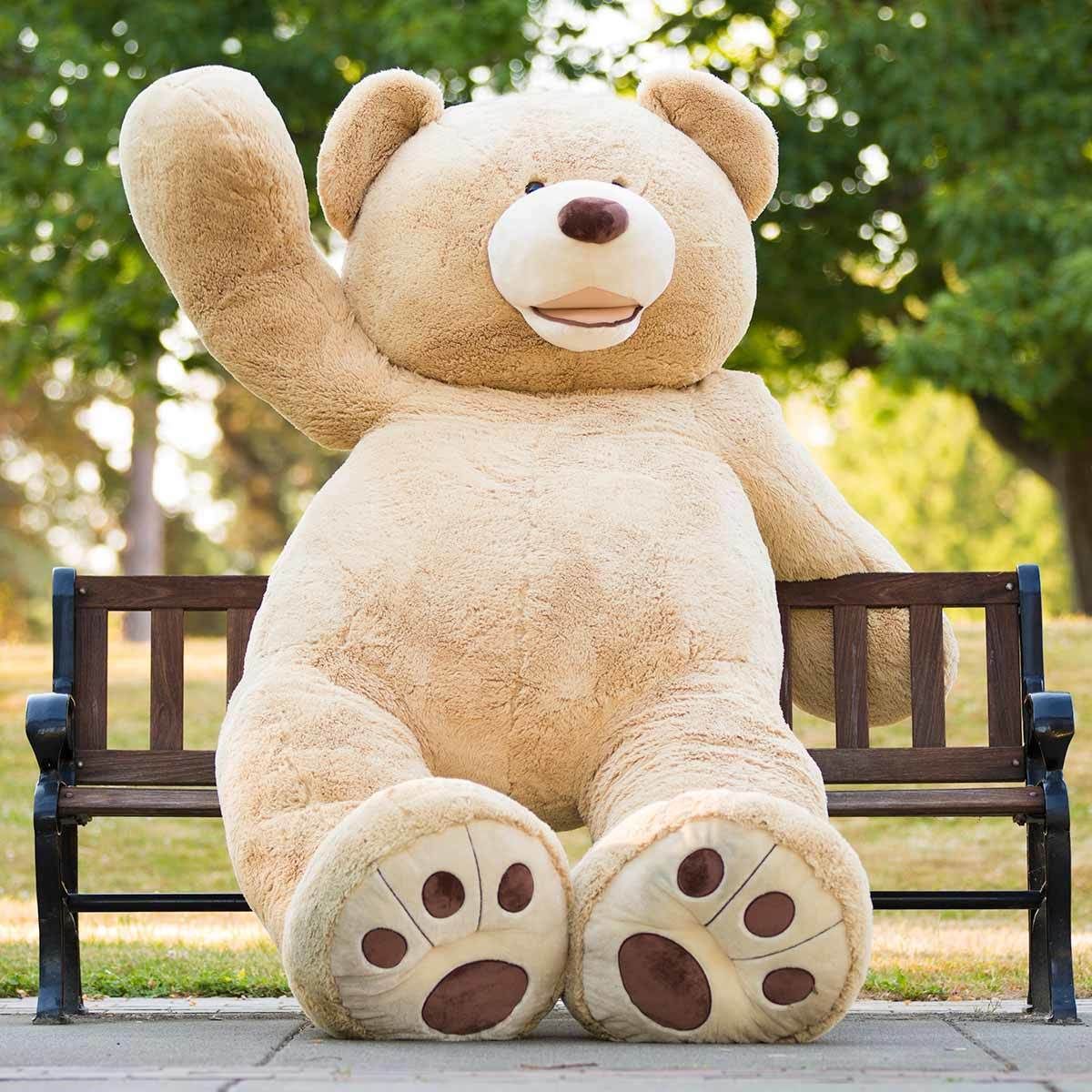 Hugfun 93&quot; (236cm) Plush Sitting Bear (3+ Years)