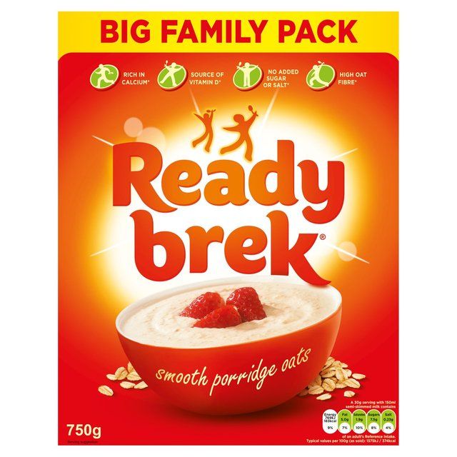 Ready Brek Smooth Porridge Oats Original   750g