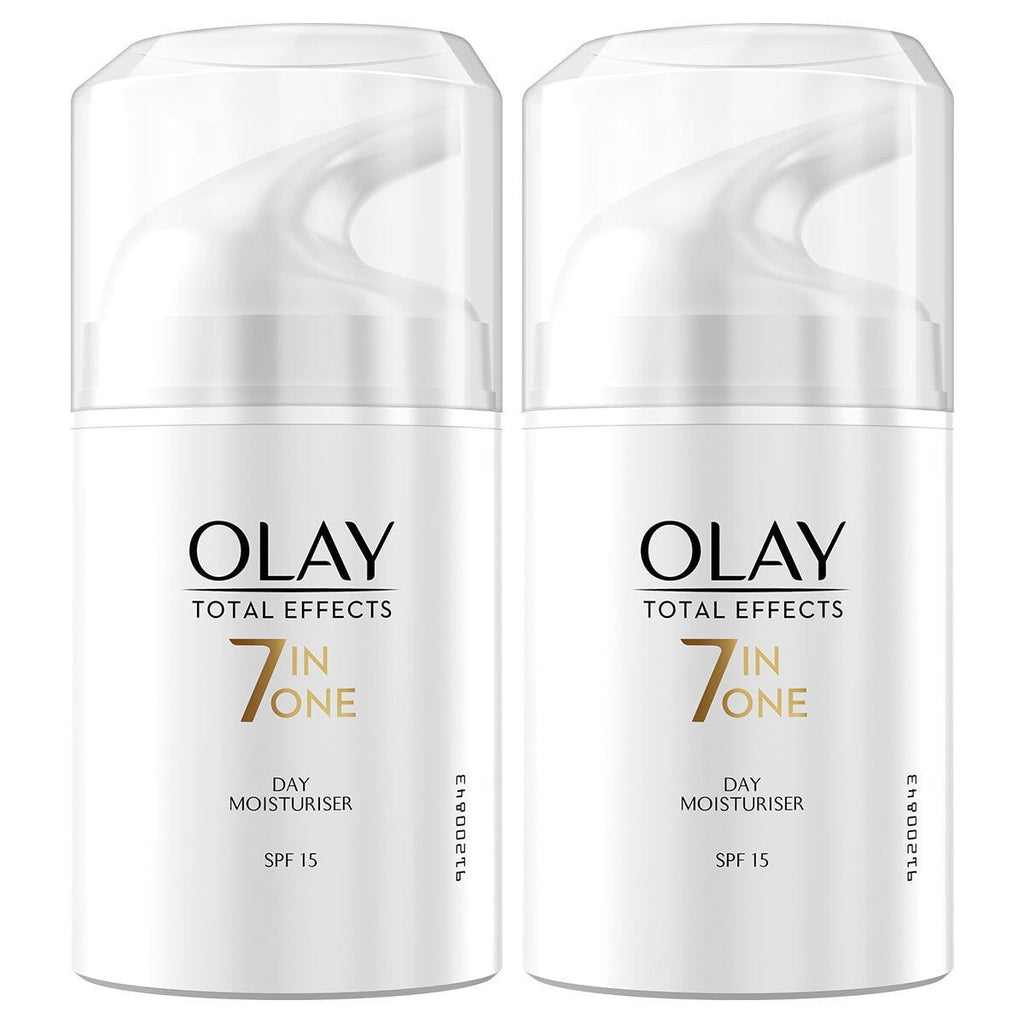 Olay Total Effects Age Moisturiser, 2 x 50ml