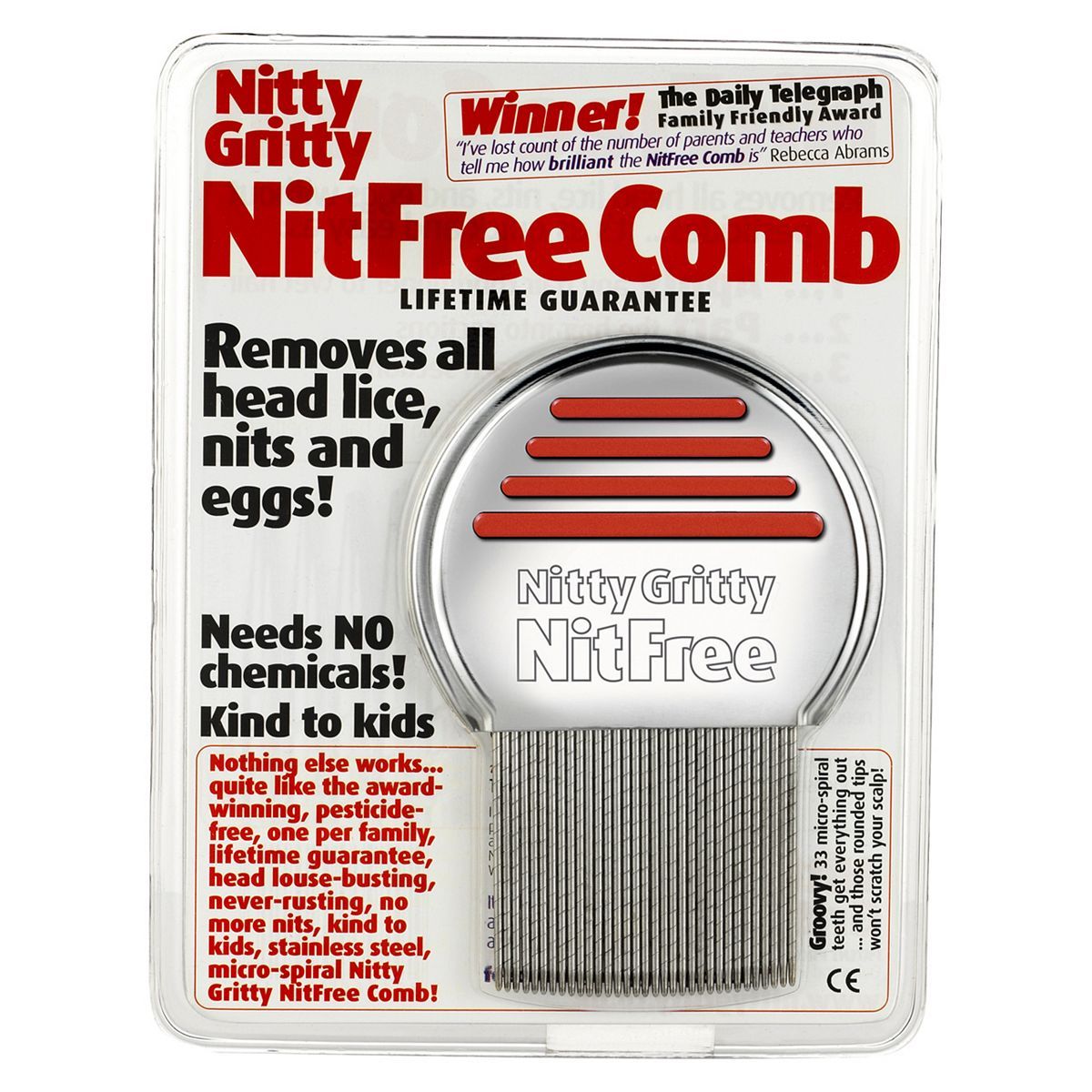 Nitty Gritty NitFree Comb GOODS Boots   