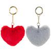 Sainsburys Valentines Furry Heart Keyring
