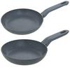 Sainsburys Home Stone Effect 20cm  26cm Frying Pan Set