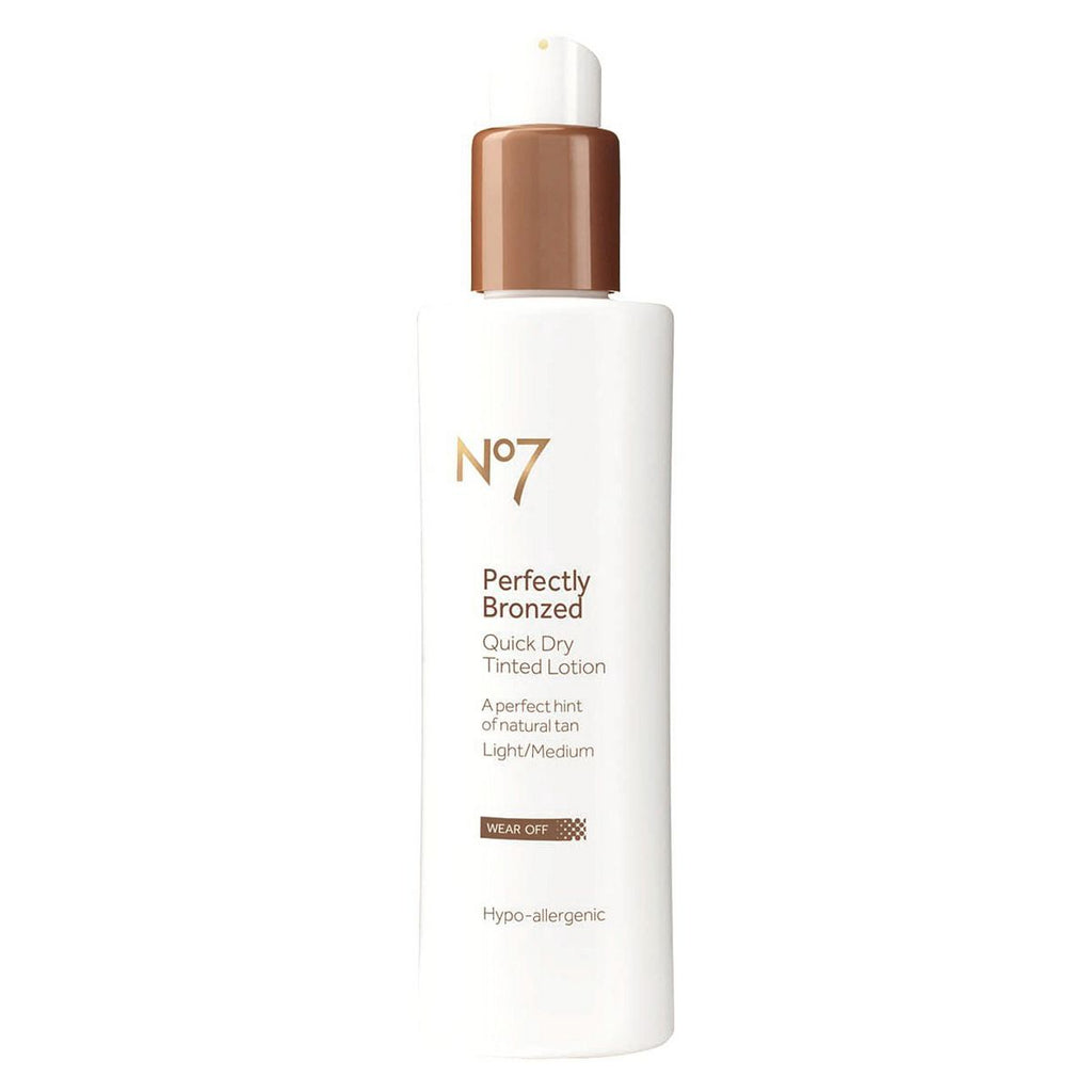 No7 Perfectly Bronzed Self Tan Quick Dry Tinted Lotion Light/Medium