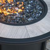 SunVilla Woodcrest 36" (91cm) Fire Table + Cover GOODS Costco UK