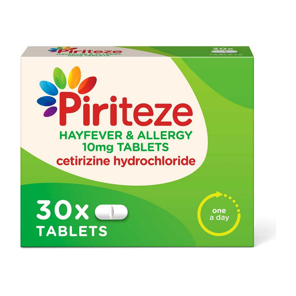 Piriteze Antihistamine Allergy Relief Tablets, Cetirizine – Pack of 30 GOODS Boots   