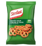 SlimFast Baked Sour Cream  Chive Flavour Pretzels - 23g