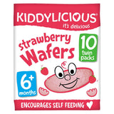 Kiddylicious Wafers, strawberry, baby snack, 6months+, multipack, 5x4g GOODS Boots   