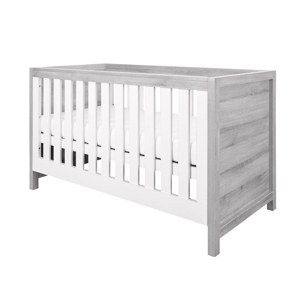 Tutti Bambini Modena 3 in 1 Cot bed - White/Grey