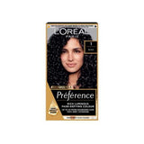 LOréal Paris Preference Permanent Hair Dye Luminous Colour Black 1