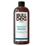 Bulldog Skincare Peppermint  Eucalyptus Shower Gel for Men Natural Refreshing Mens Shower Gel 500 ml