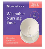 Lansinoh Washable Nursing Pads - Pack of 4 White