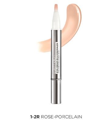 L'Oreal Paris True Match Eye Cream in a Concealer, Hyaluronic Acid, natural finish, buildable coverage GOODS Boots 1-2C  