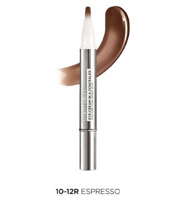 L'Oreal Paris True Match Eye Cream in a Concealer, Hyaluronic Acid, natural finish, buildable coverage GOODS Boots 10-12C  