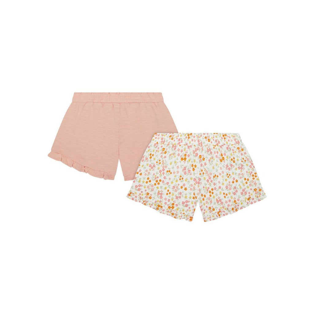 Mothercare 2 pack pink and floral shorts