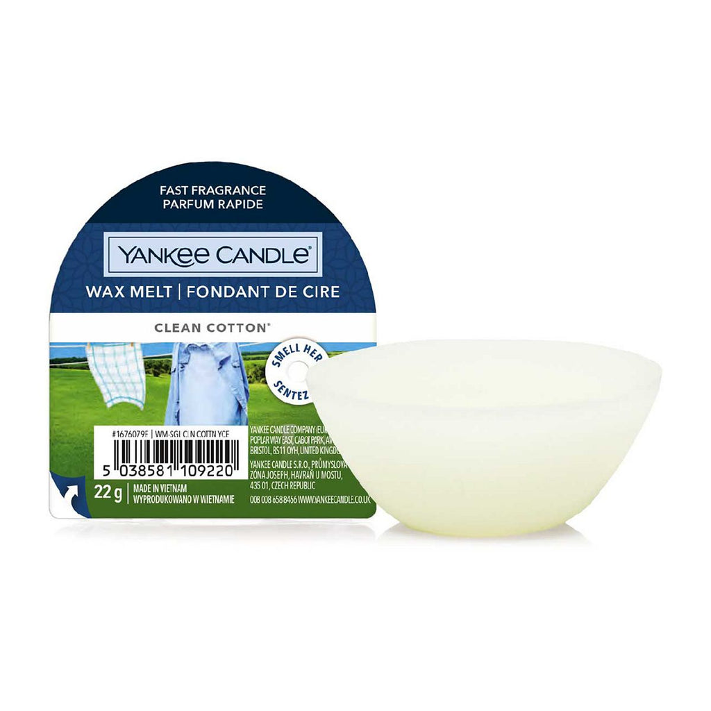 Yankee Candle Wax Melt Clean Cotton