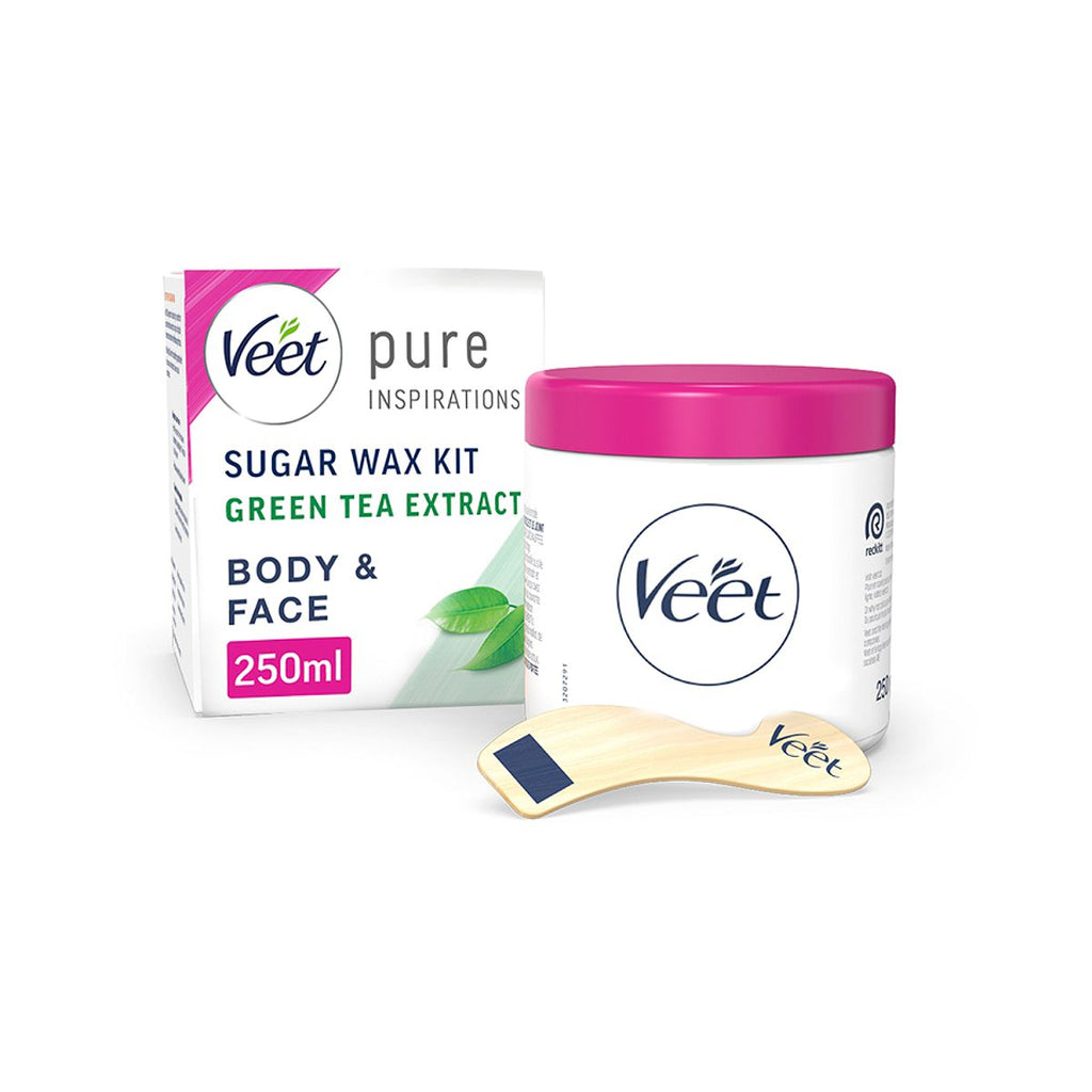 Veet Pure Warm Wax Face & Body with Green Tea - 250ml