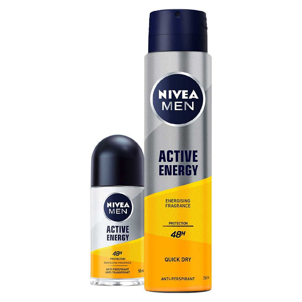 NIVEA MEN Active Energy Anti-Perspirant Deodorant Roll-On 50ml