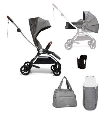 Mamas & Papas Airo 5 Piece 0M+ Essentials Bundle - Grey Marl GOODS Boots   