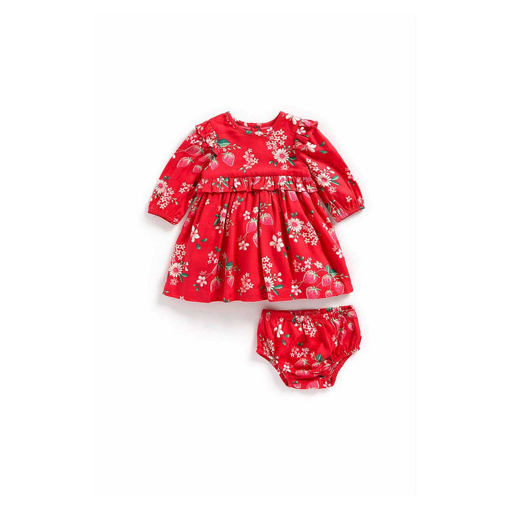 Strawberry Meadow Dress And Knickers